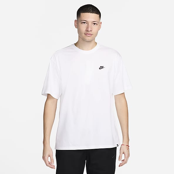 Playera nike blanca hombre online